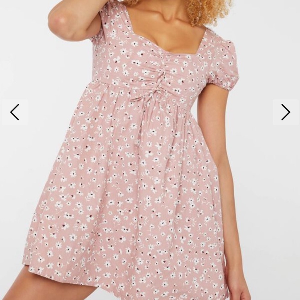 Babydoll puff sleeve dress